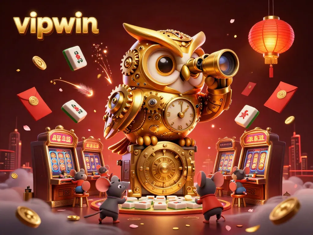 Experience thrilling gameplay at vipwin with an enchanting casino atmosphere filled with golden elements.